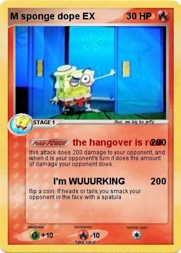 Pokemon M sponge dope EX
