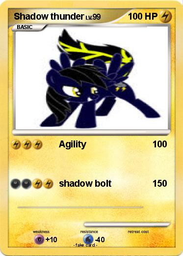 Pokemon Shadow thunder