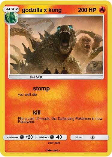 Pokemon godzilla x kong