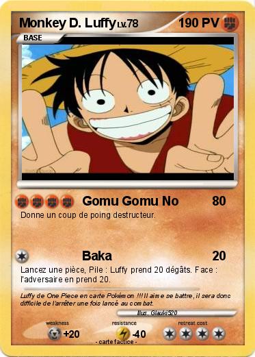 Pokemon Monkey D. Luffy