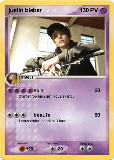 Pokemon justin bieber