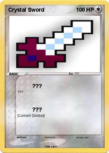 Pokemon Crystal Sword