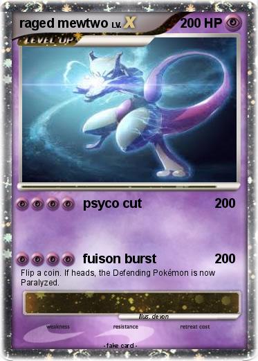 Pokemon raged mewtwo
