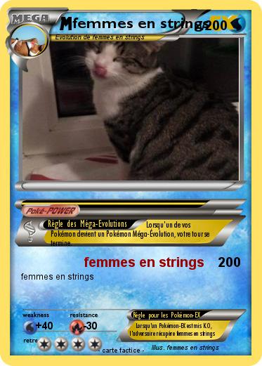 Pokemon femmes en strings