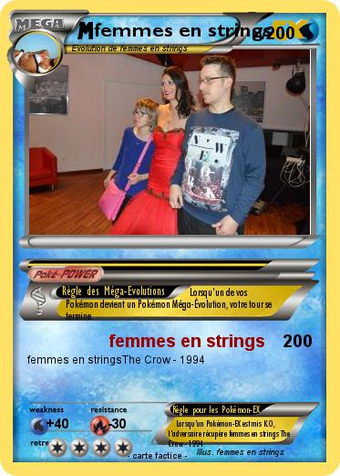Pokemon femmes en strings