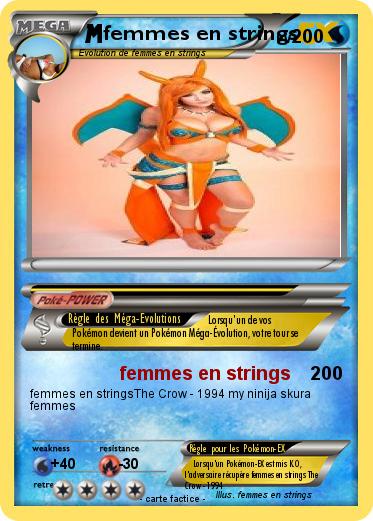 Pokemon femmes en strings