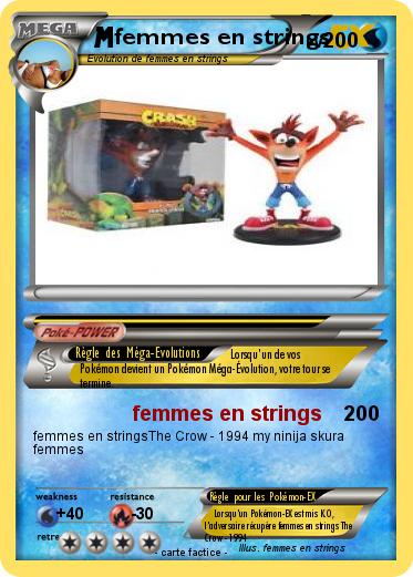 Pokemon femmes en strings