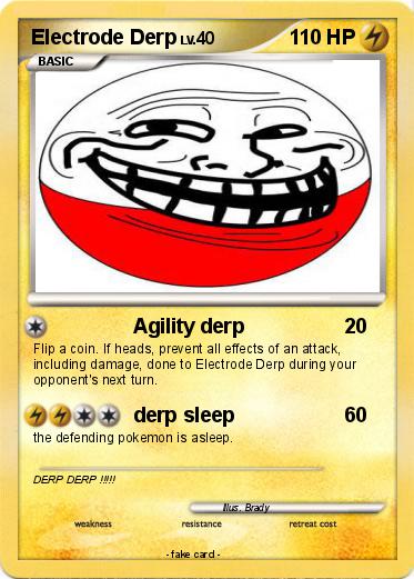 Pokemon Electrode Derp
