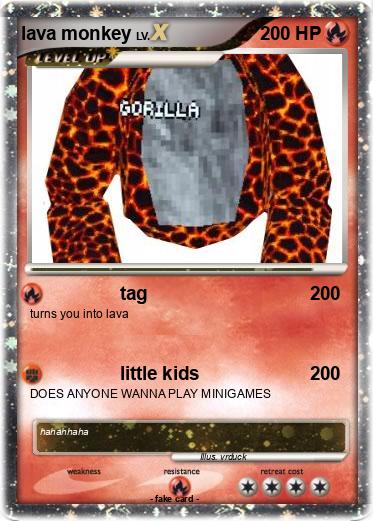 Pokemon lava monkey