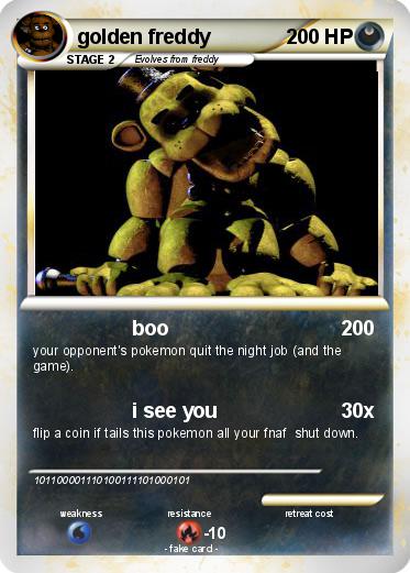Pokemon golden freddy