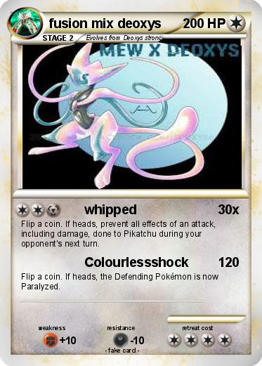 Pokemon fusion mix deoxys