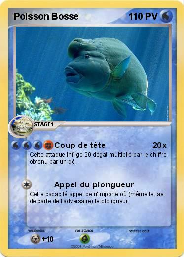 Pokemon Poisson Bosse