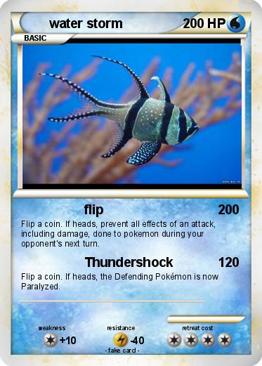 Pokemon water storm