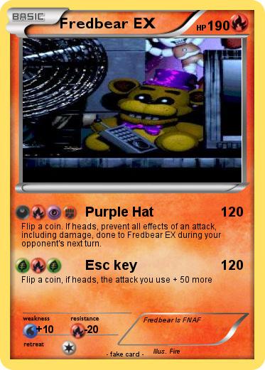 Pokemon Fredbear EX