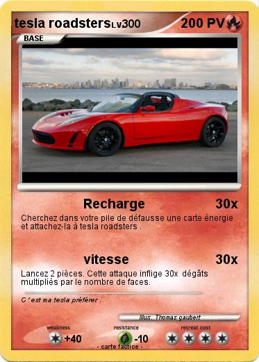 Pokemon tesla roadsters
