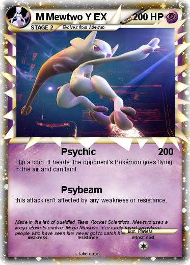 Pokemon M Mewtwo Y EX