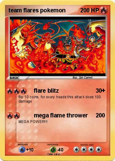 Pokemon team flares pokemon