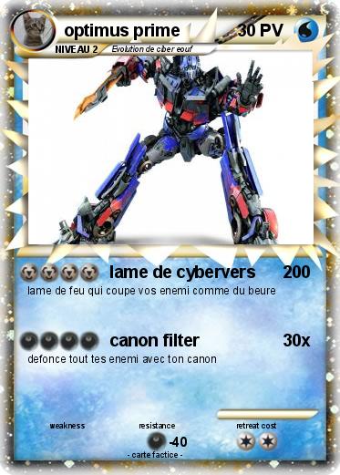 Pokemon optimus prime