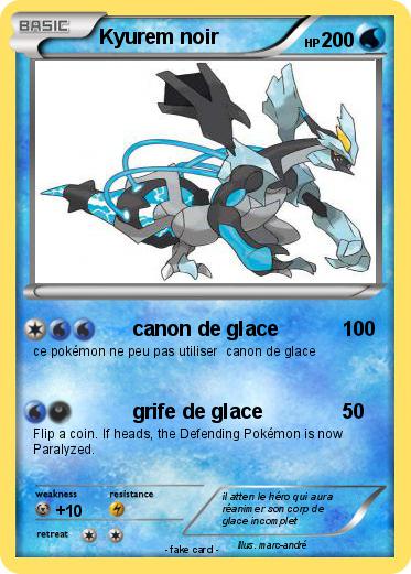 Pokemon Kyurem noir