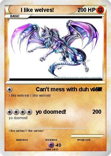 Pokemon I like welves!