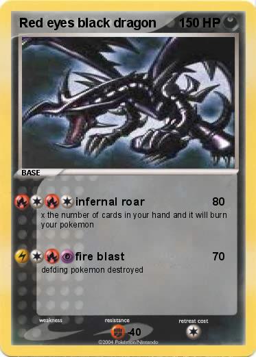 Pokemon Red eyes black dragon