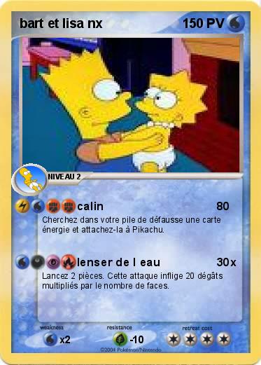 Pokemon bart et lisa nx
