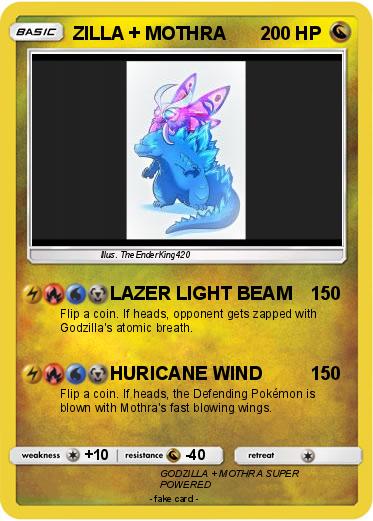 Pokemon ZILLA + MOTHRA