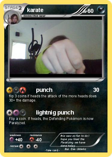 Pokemon karate