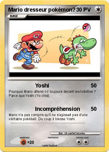 Pokemon Mario dresseur pokémon?