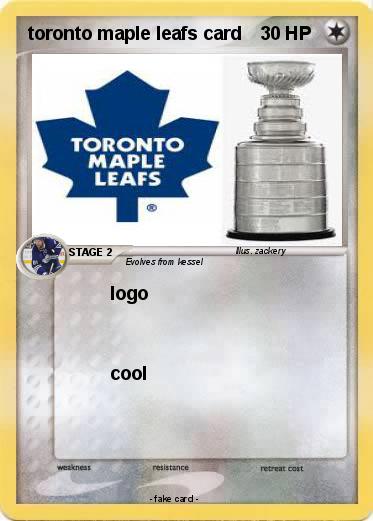 Pokemon toronto maple leafs card