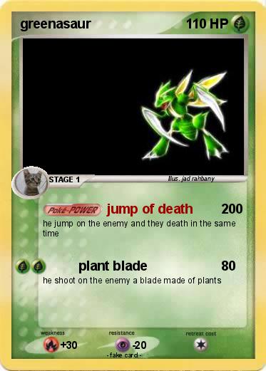 Pokemon greenasaur