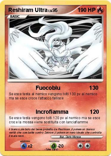 Pokemon Reshiram Ultra