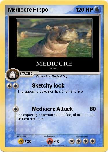 Pokemon Mediocre Hippo