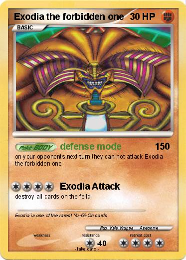 Pokemon Exodia the forbidden one