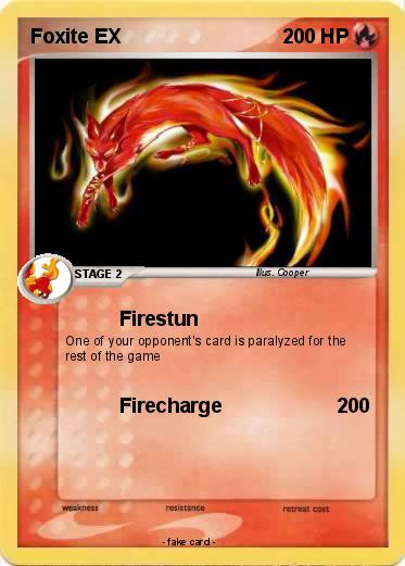 Pokemon Foxite EX