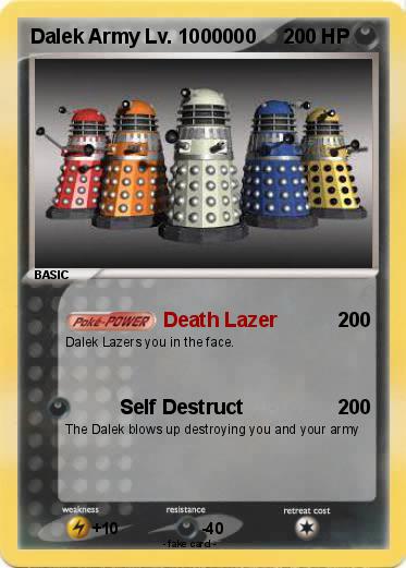 Pokemon Dalek Army Lv. 1000000