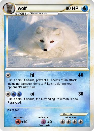 Pokemon wolf