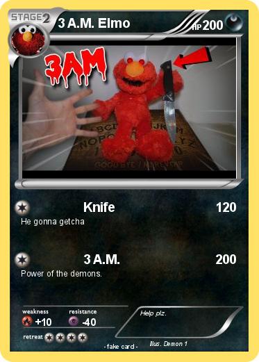 Pokemon 3 A.M. Elmo