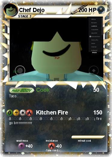 Pokemon Chef Dejo