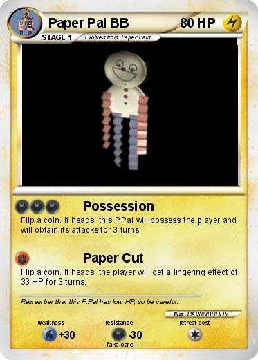 Pokemon Paper Pal BB