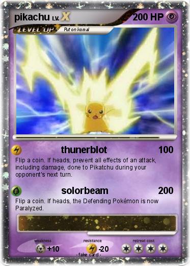 Pokemon pikachu