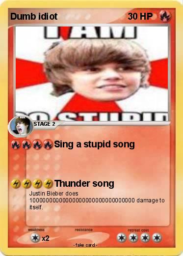 Pokemon Dumb idiot