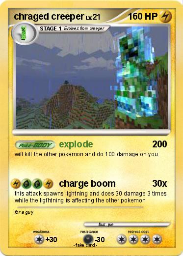 Pokemon chraged creeper