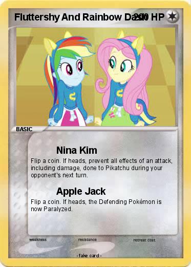 Pokemon Fluttershy And Rainbow Dash