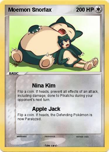 Pokemon Moemon Snorlax