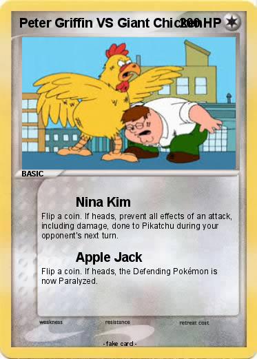 Pokemon Peter Griffin VS Giant Chicken