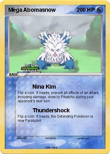 Pokemon Mega Abomasnow