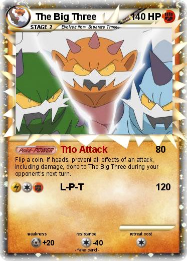 Pokemon The Big Three