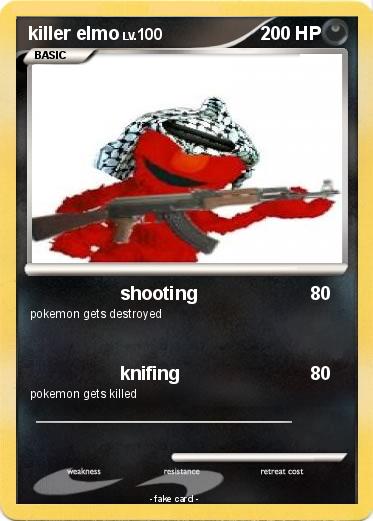 Pokemon killer elmo