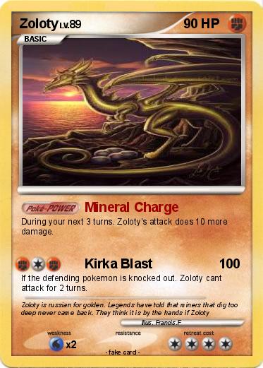 Pokemon Zoloty